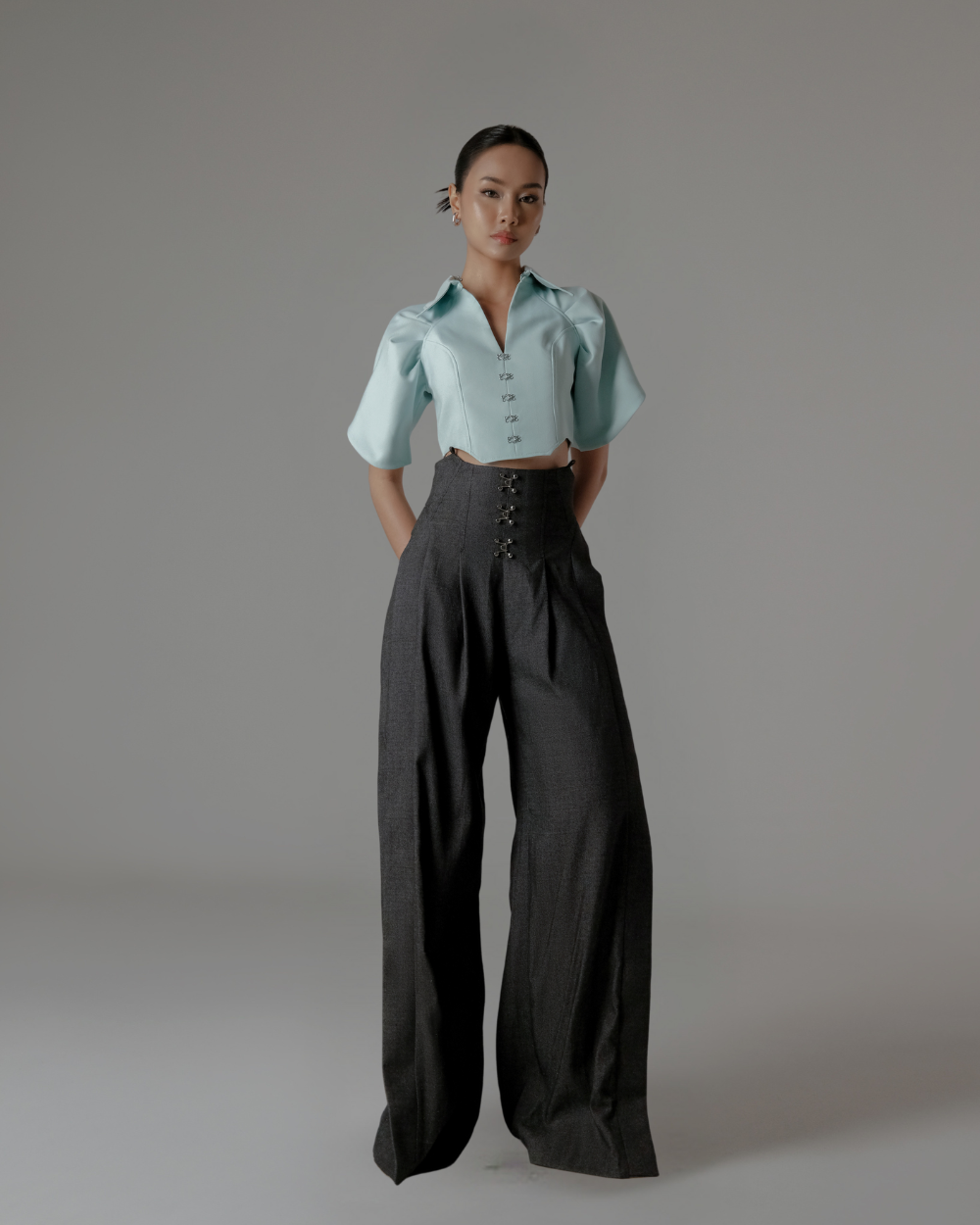Jolie Top Pale Blue