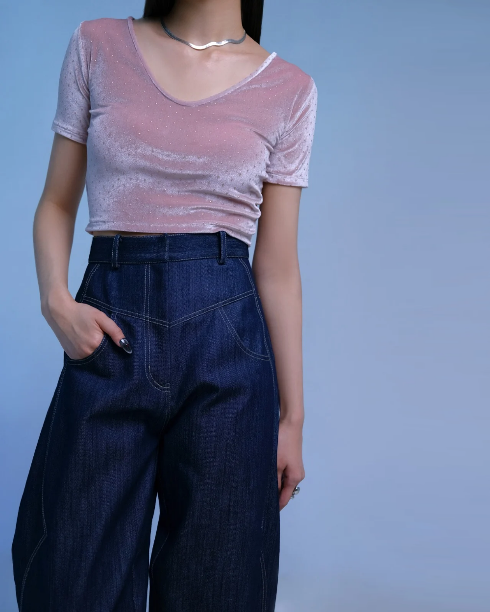 Laurie Reversible Top Dusty Pink