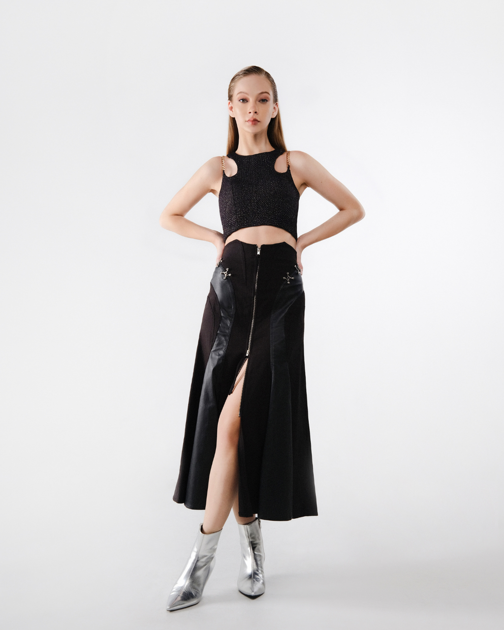 Millie Top Black-Gold