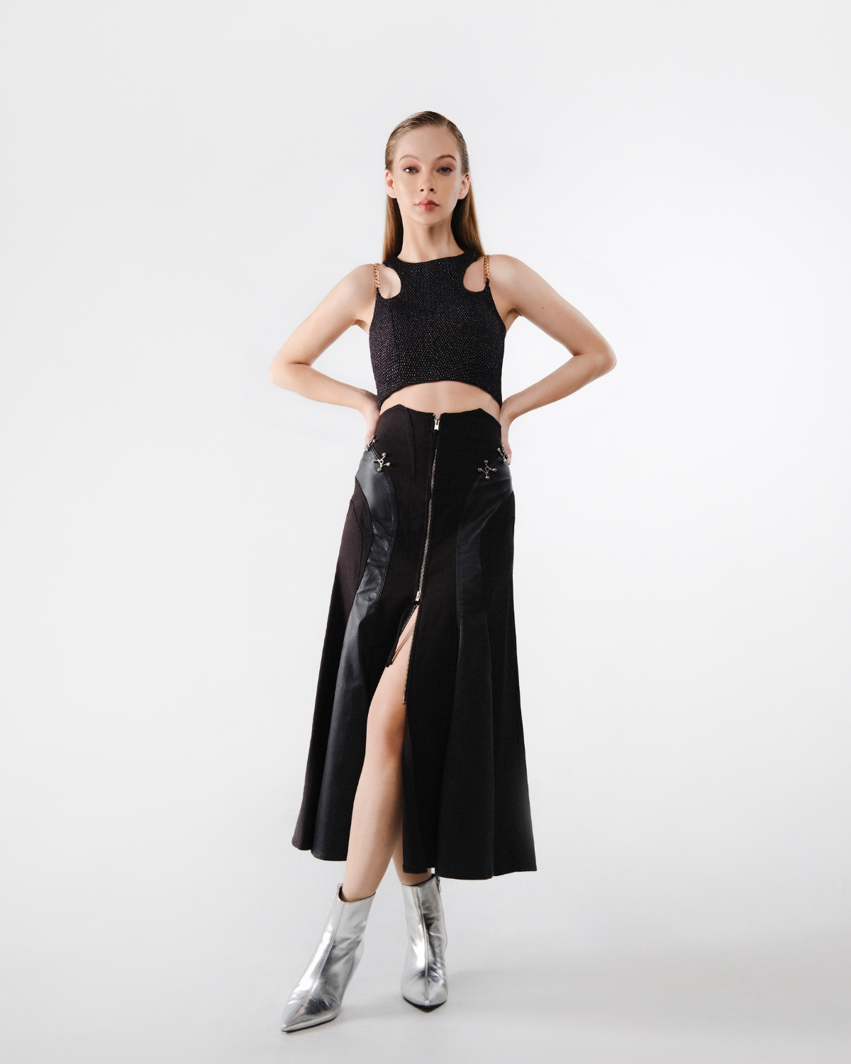 Millie Top Black-Gold