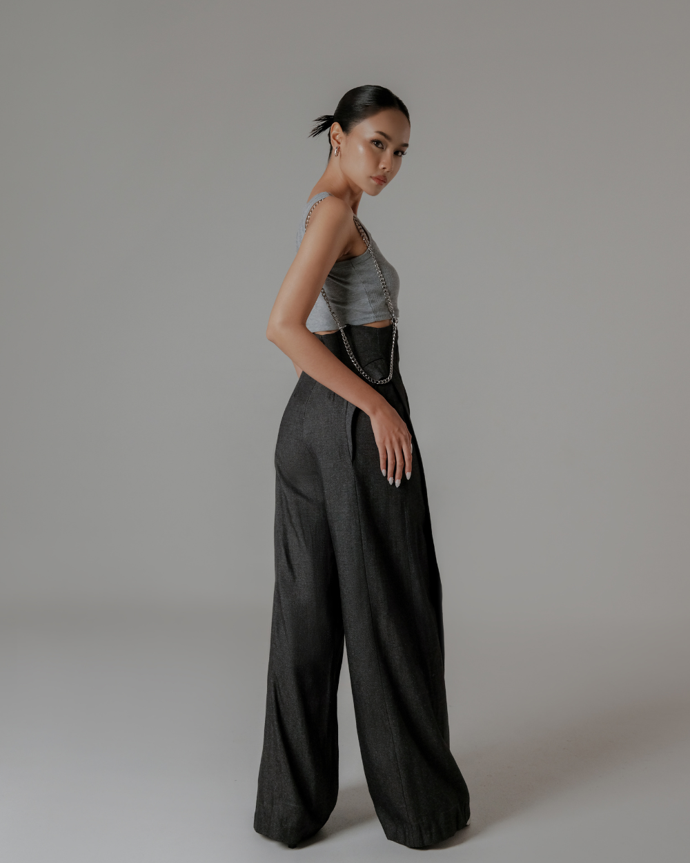 Tyra Pants Dark Grey
