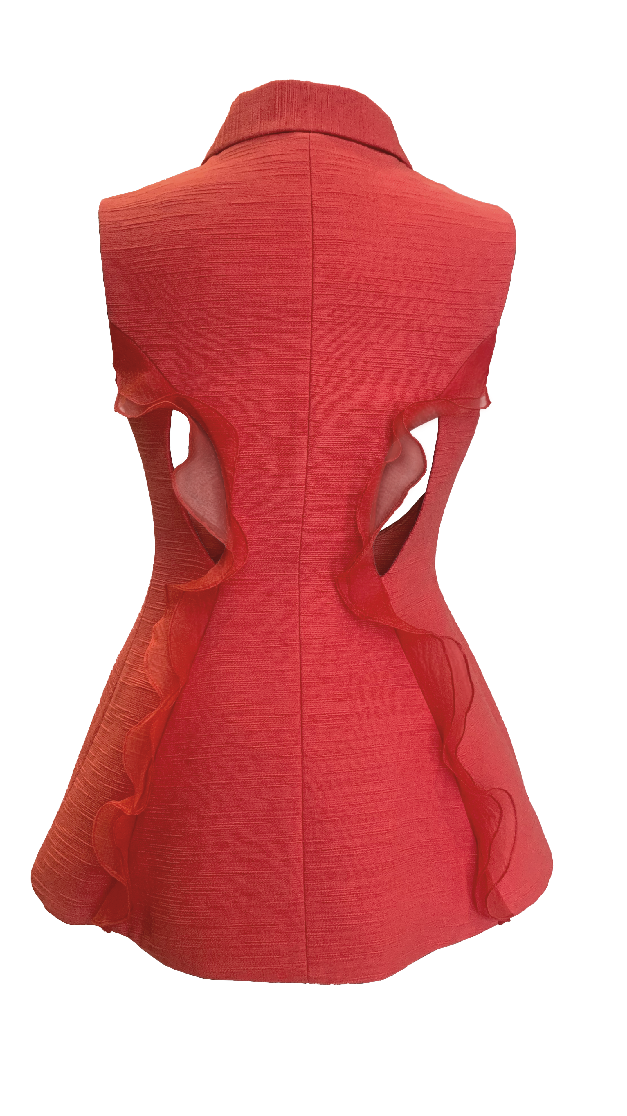 Scarlette Vest Red