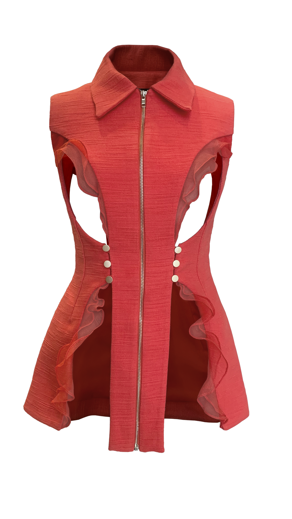 Scarlette Vest Red