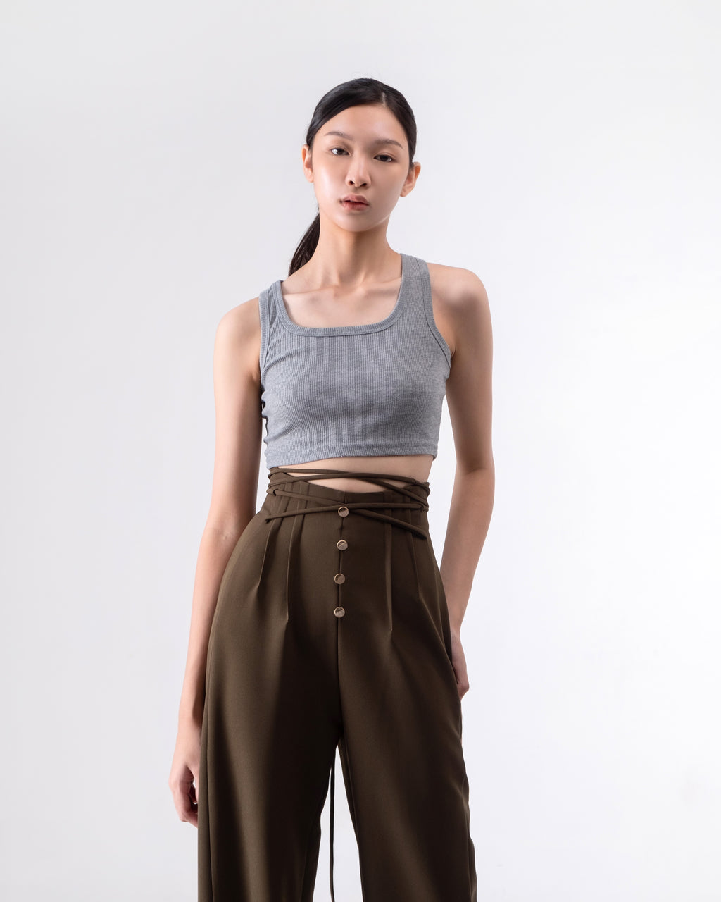 Noreen Pants Army Green