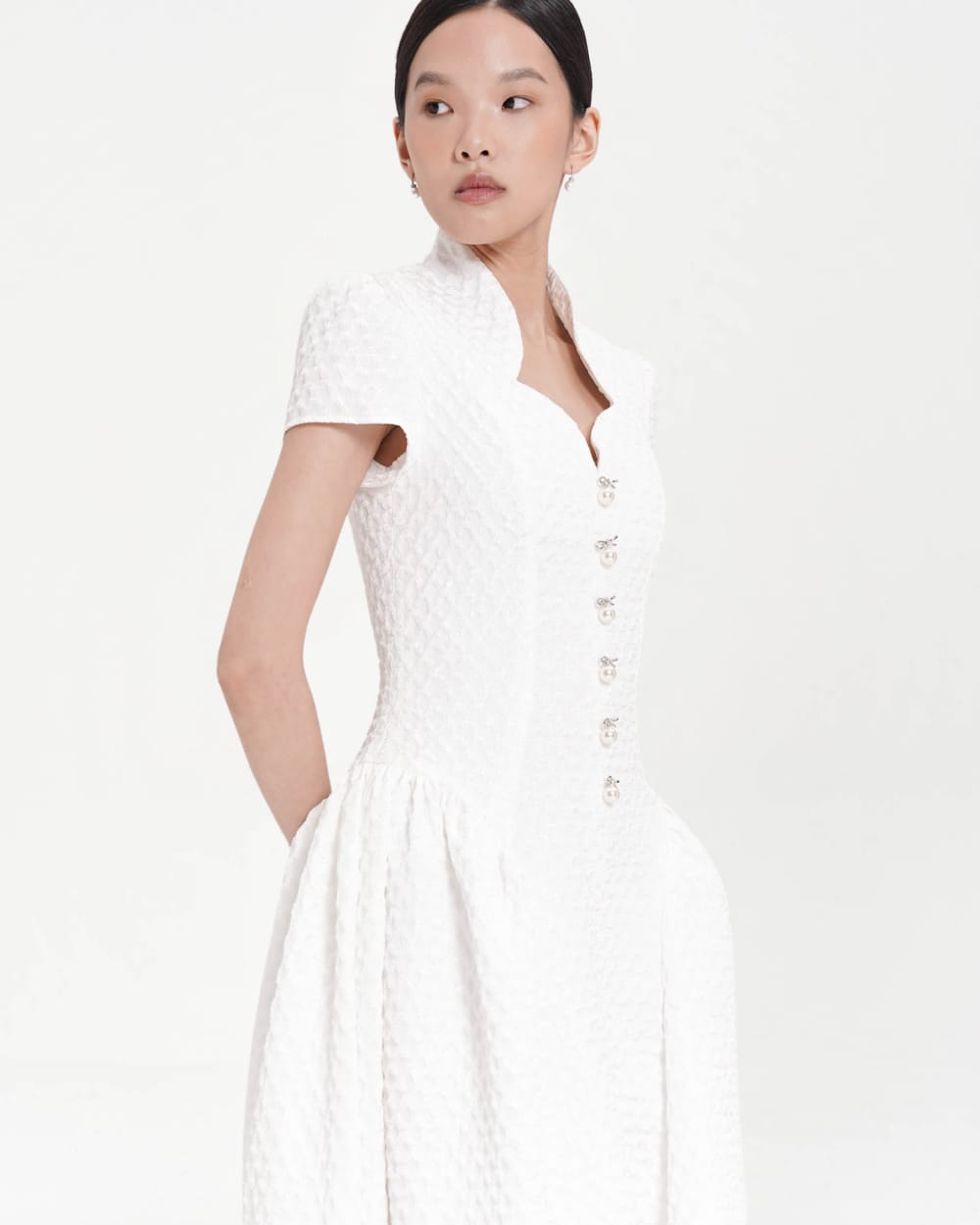 Faye Dress White