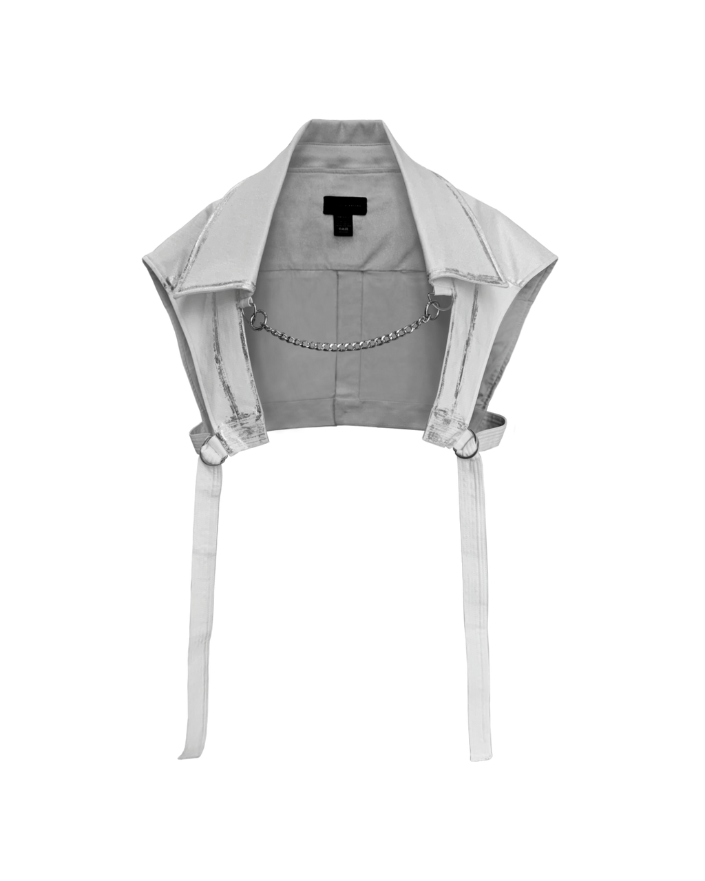 Travis Cape White-Silver