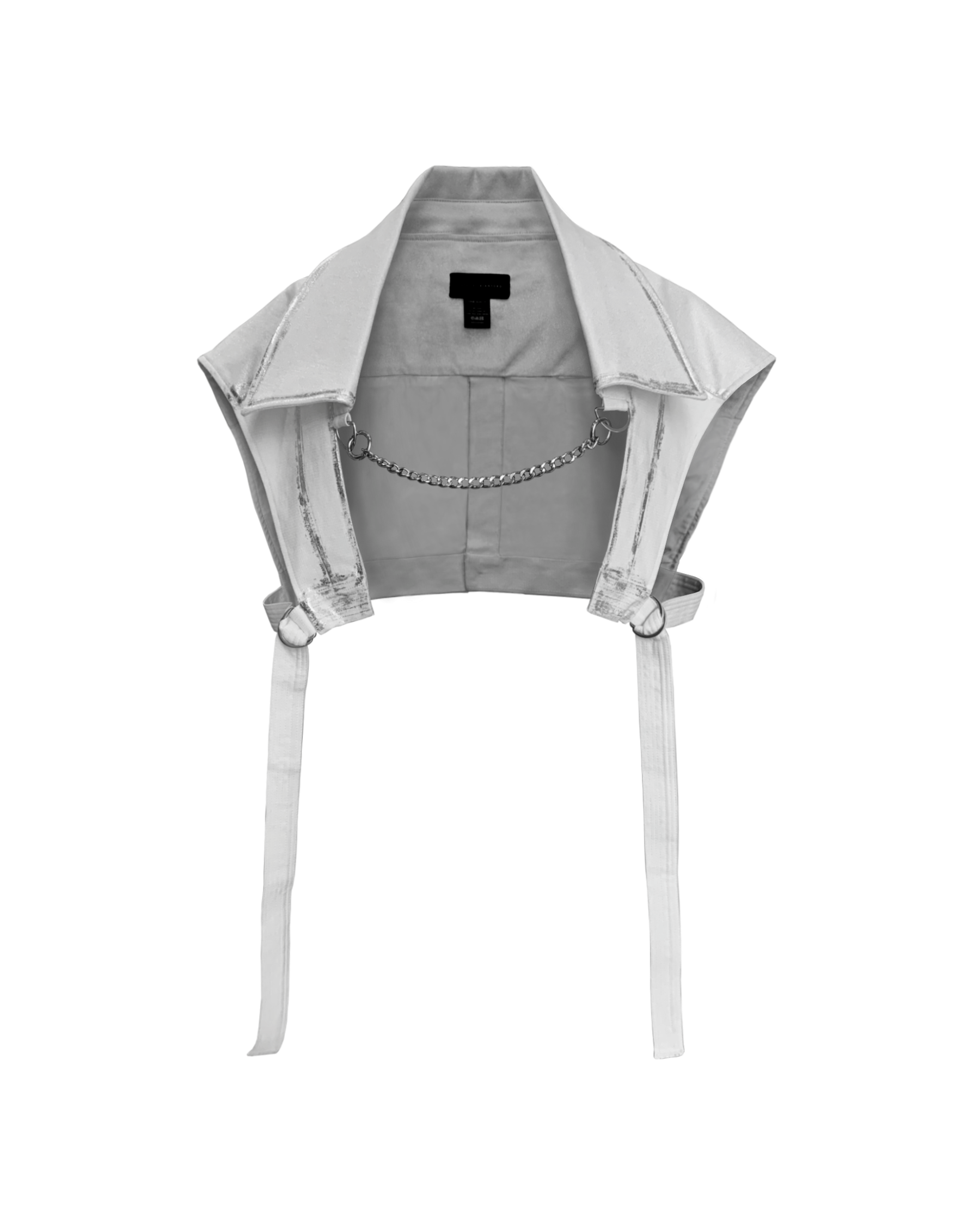 Travis Cape White-Silver