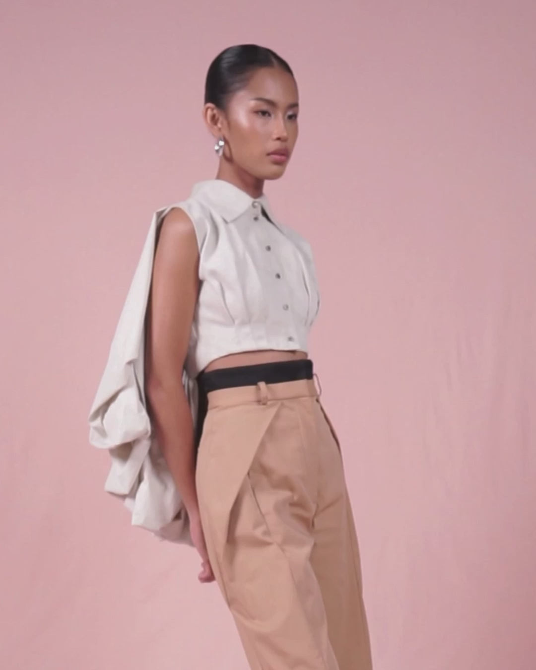Gabrielle Cropped Shirt