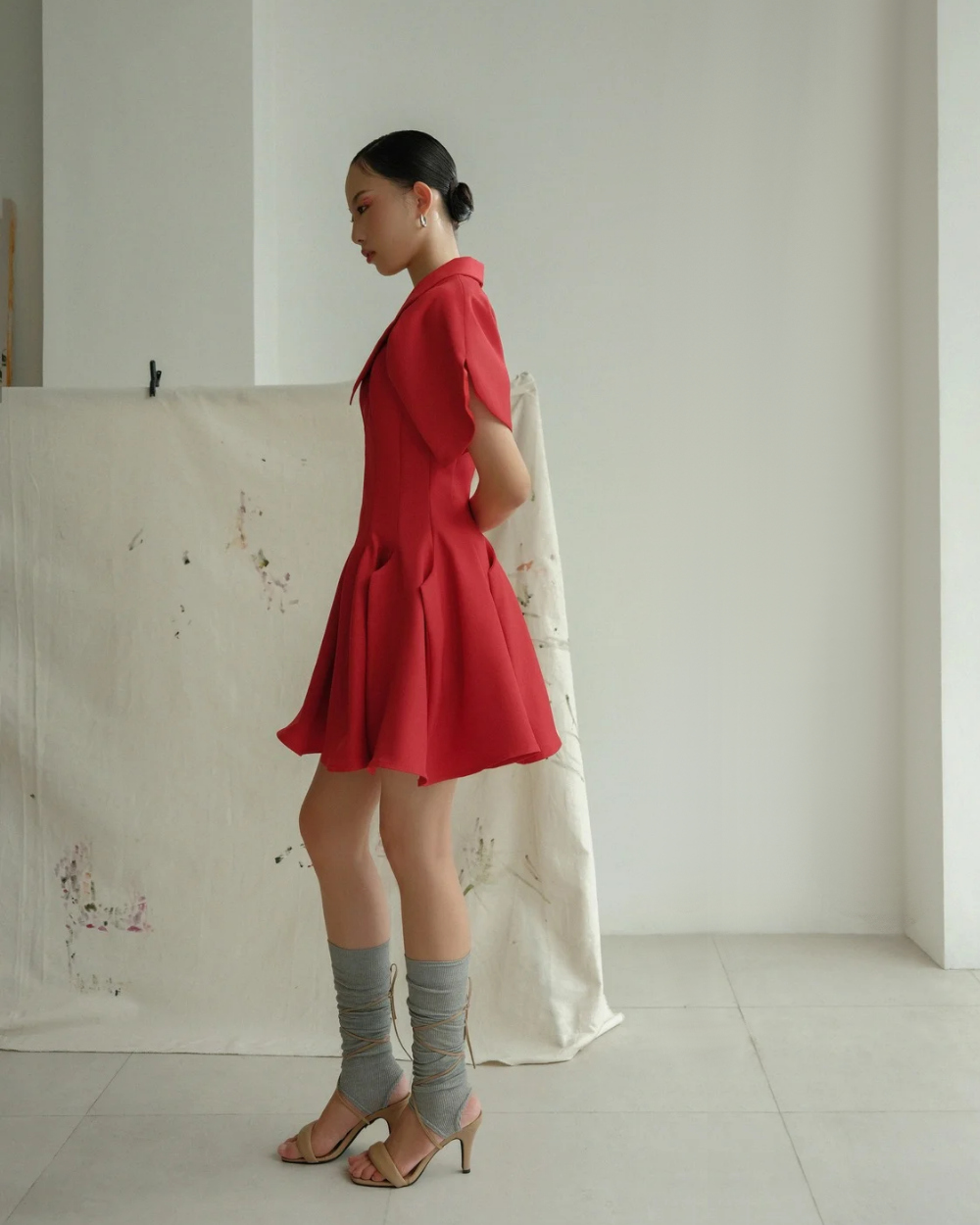 Joelle Dress Red