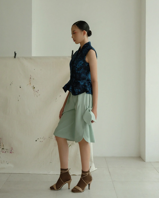 Sheena Top Navy Blue