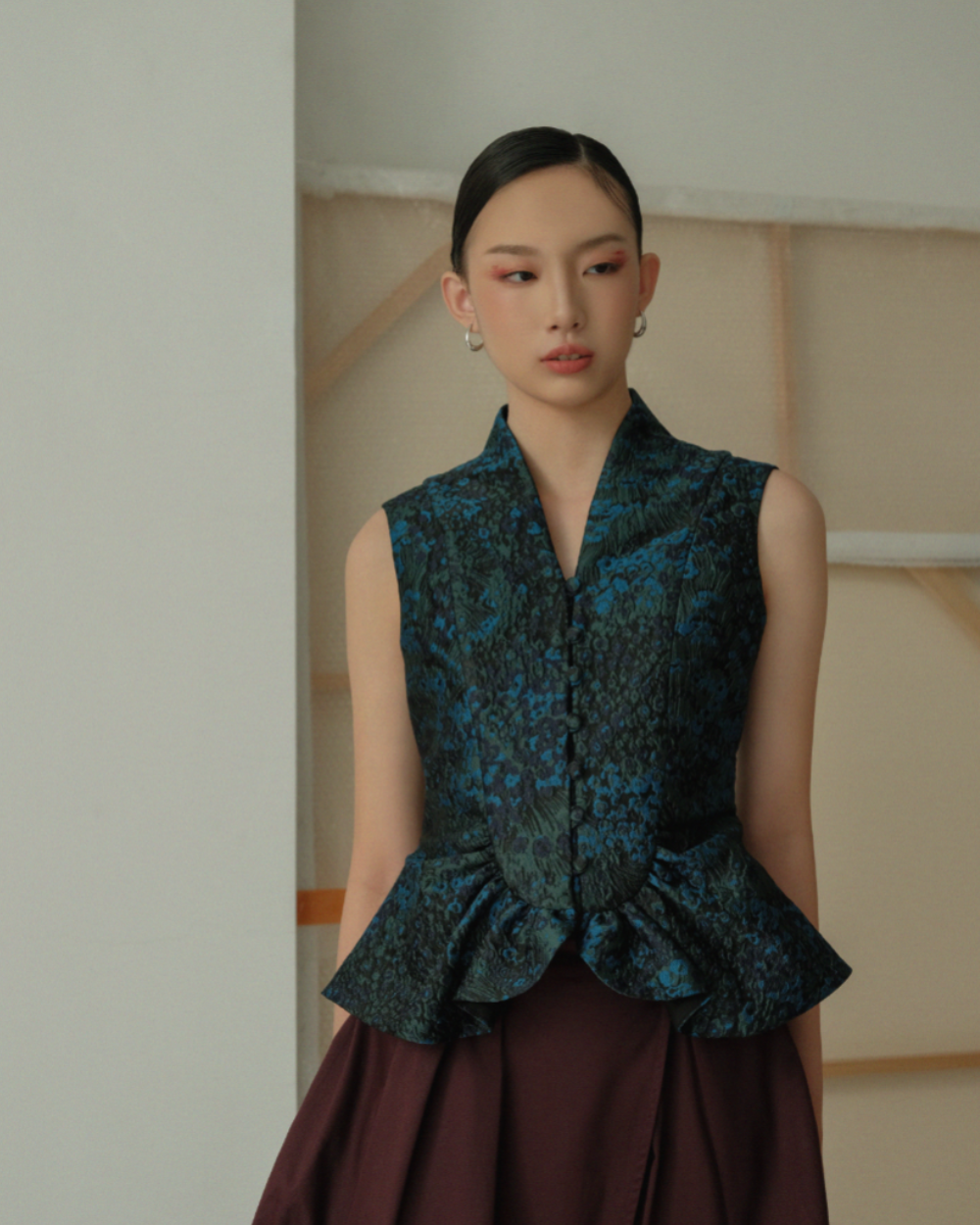 Sheena Top Blue-Green