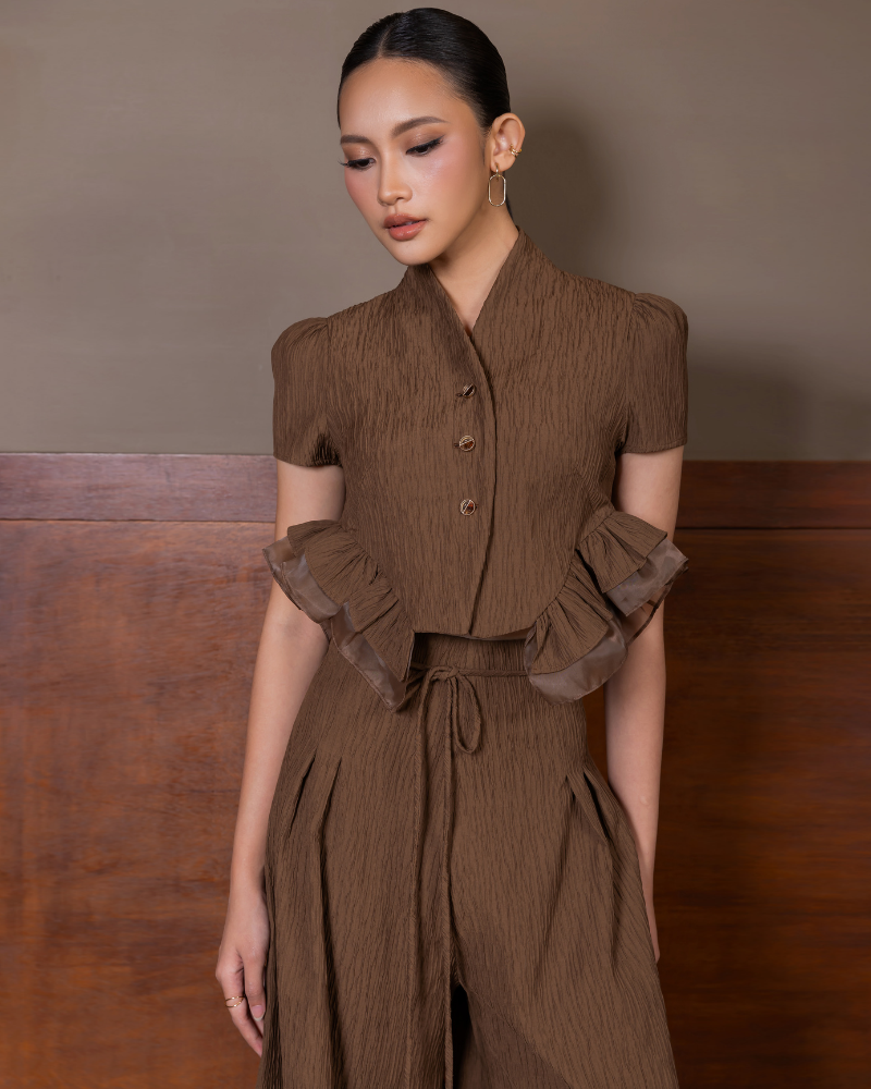 Soleil Top Dark Brown