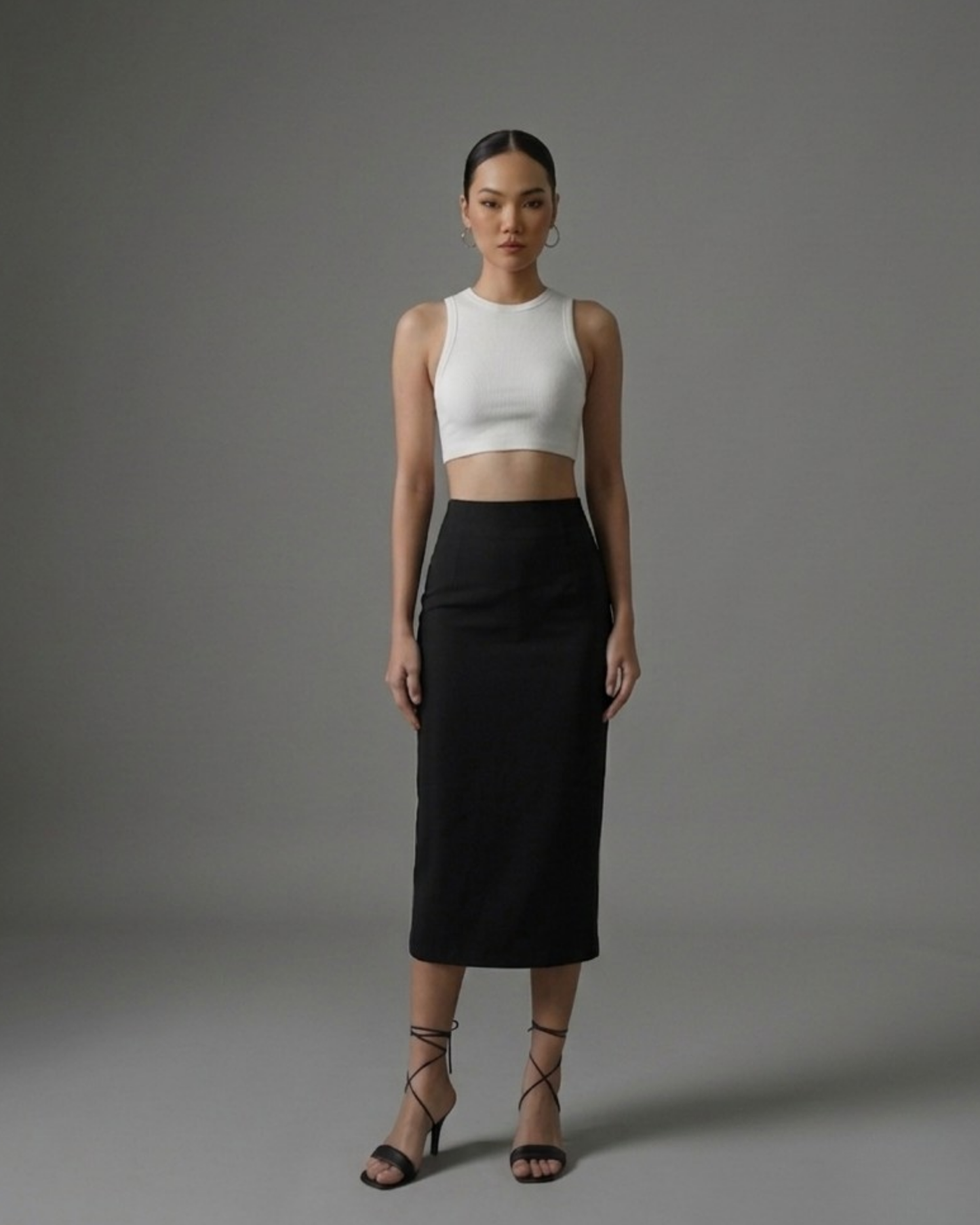 Basic Pencil Skirt Black