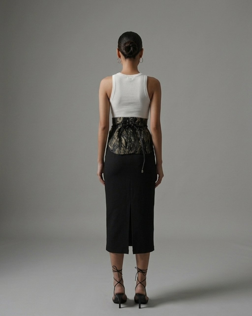 Alessia Belt Black-Gold