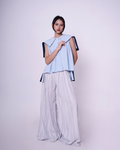 Carson Pants Cornflower Blue Stripes
