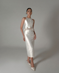 Basic Pencil Skirt Ivory