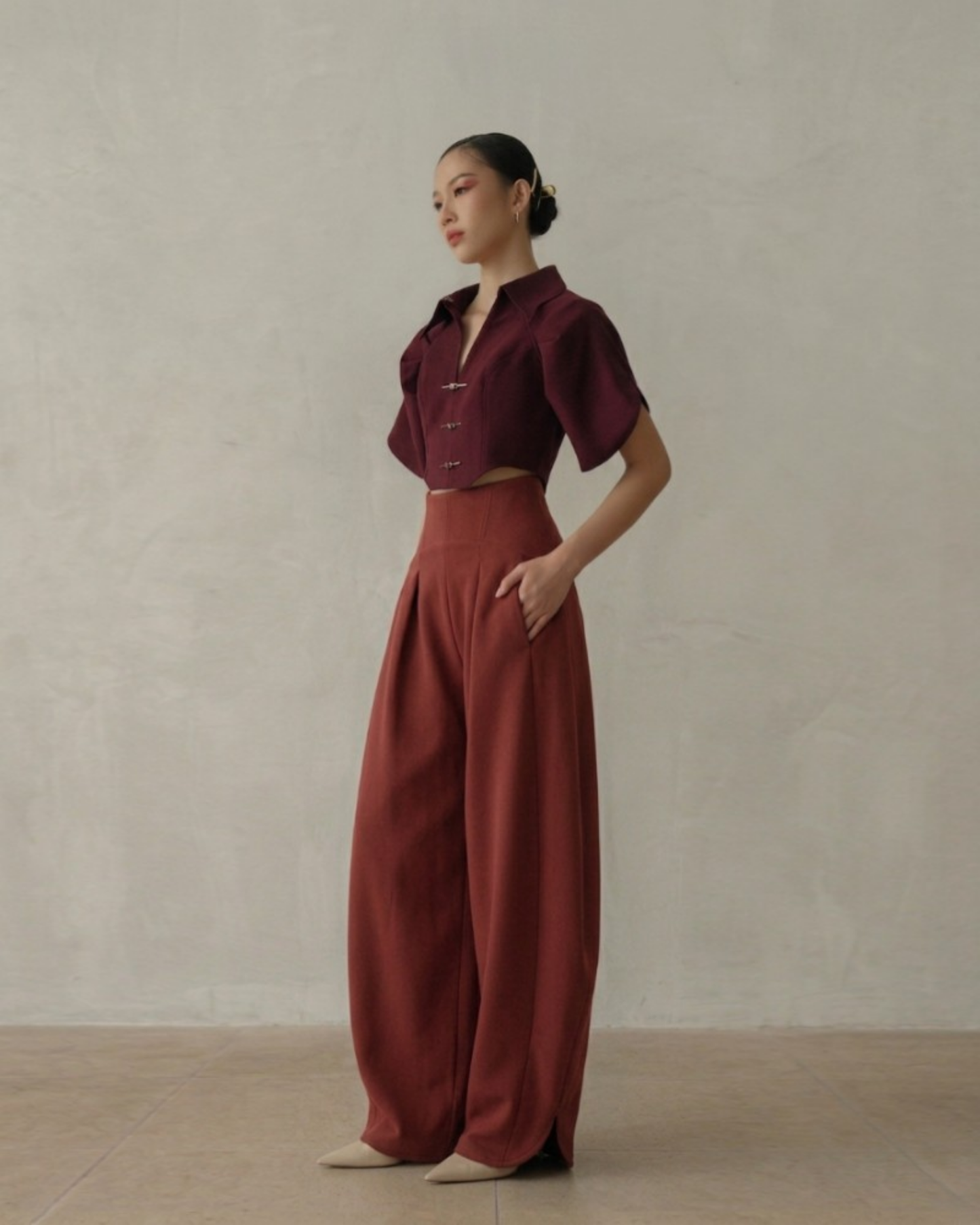 Gracie Pants Terracotta