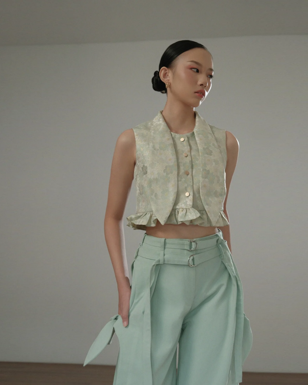Rhea Bermuda Pants Mint
