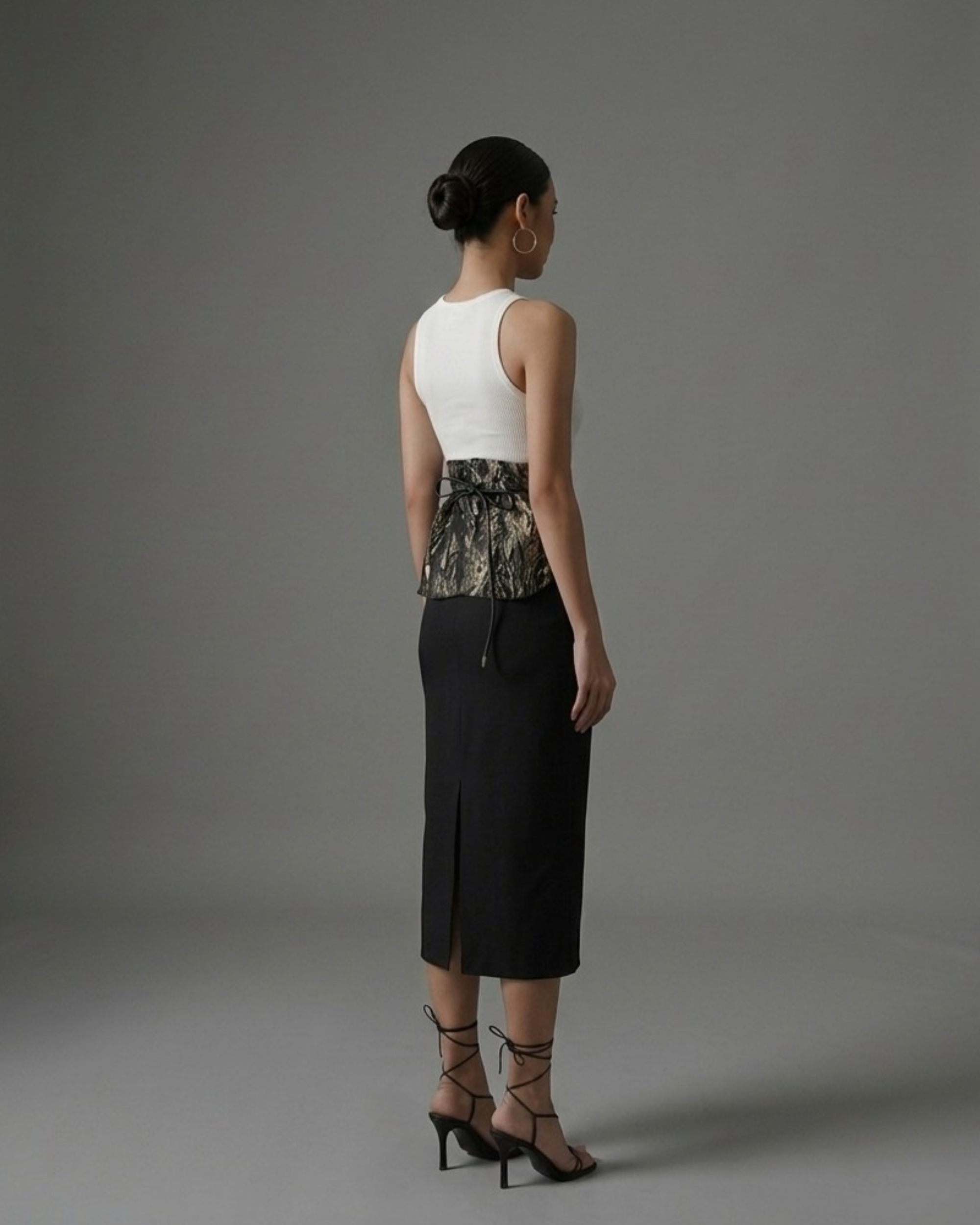 Alessia Belt Black-Gold