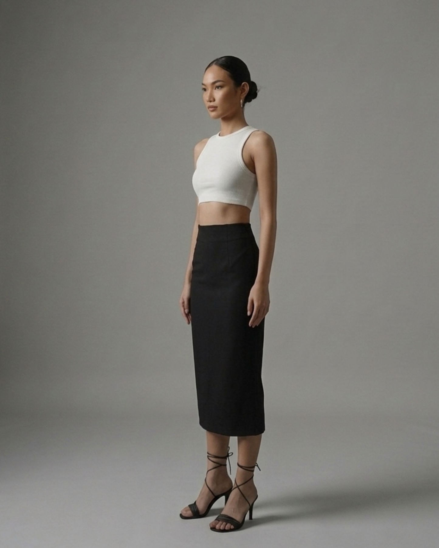 Basic Pencil Skirt Black