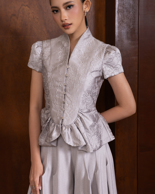 Shannon Top Grey