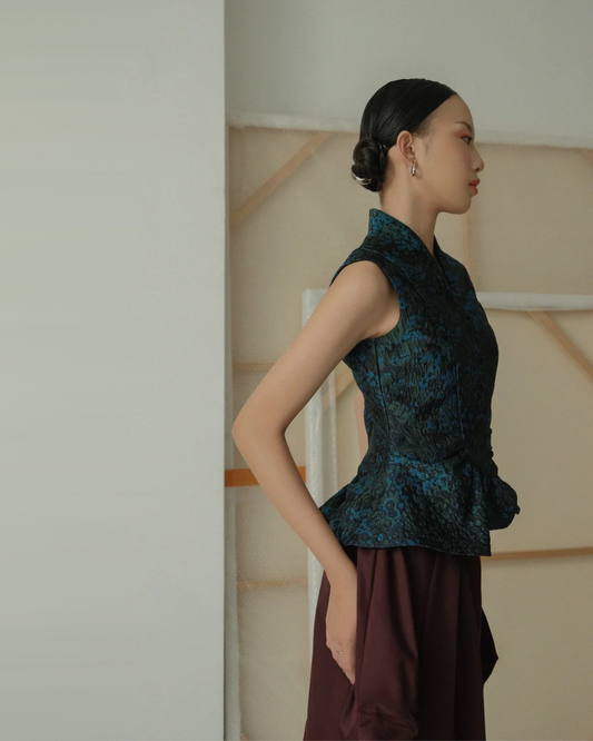 Sheena Top Blue-Green