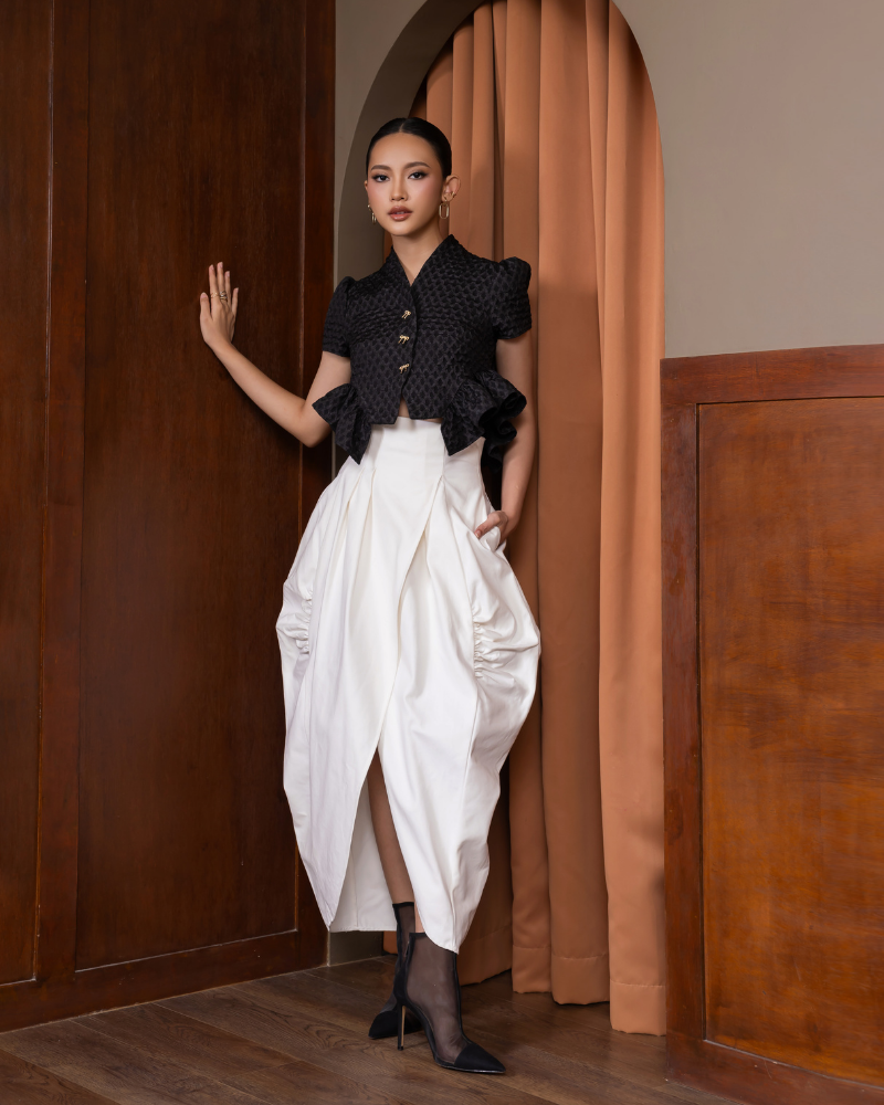 Leona Skirt Broken White