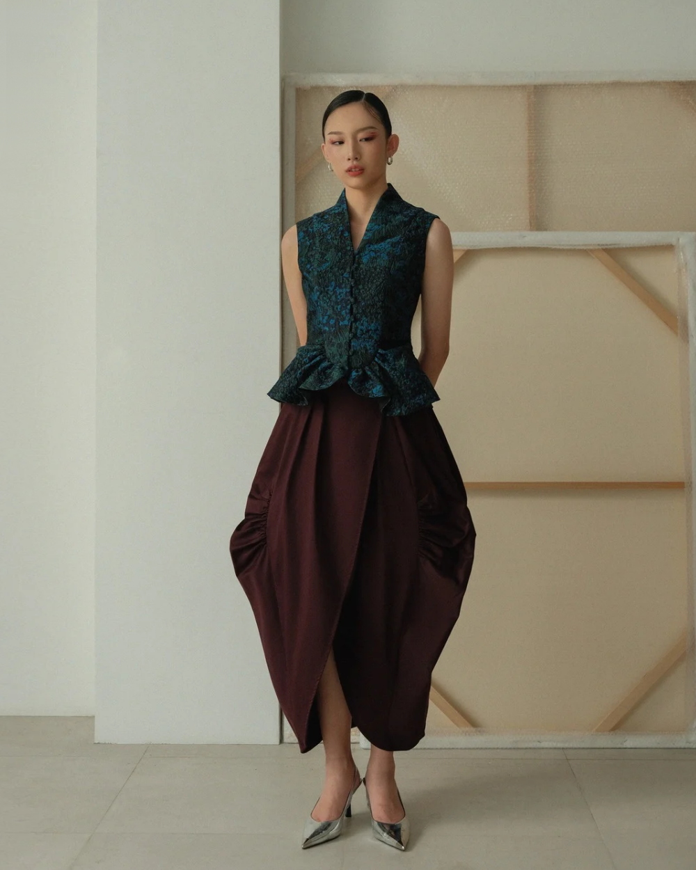 Sheena Top Blue-Green