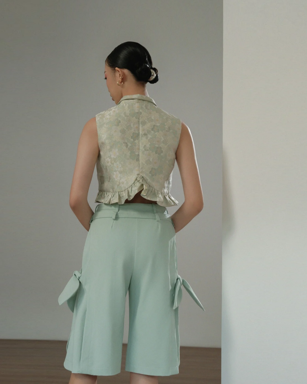 Rhea Bermuda Pants Mint