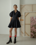 Joelle Dress Navy Blue