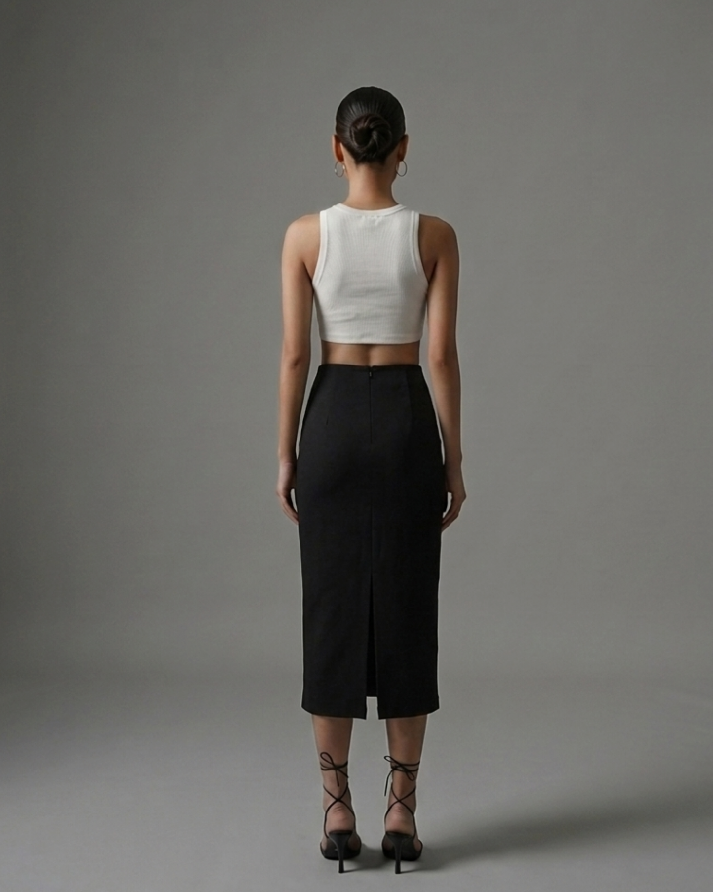 Basic Pencil Skirt Black