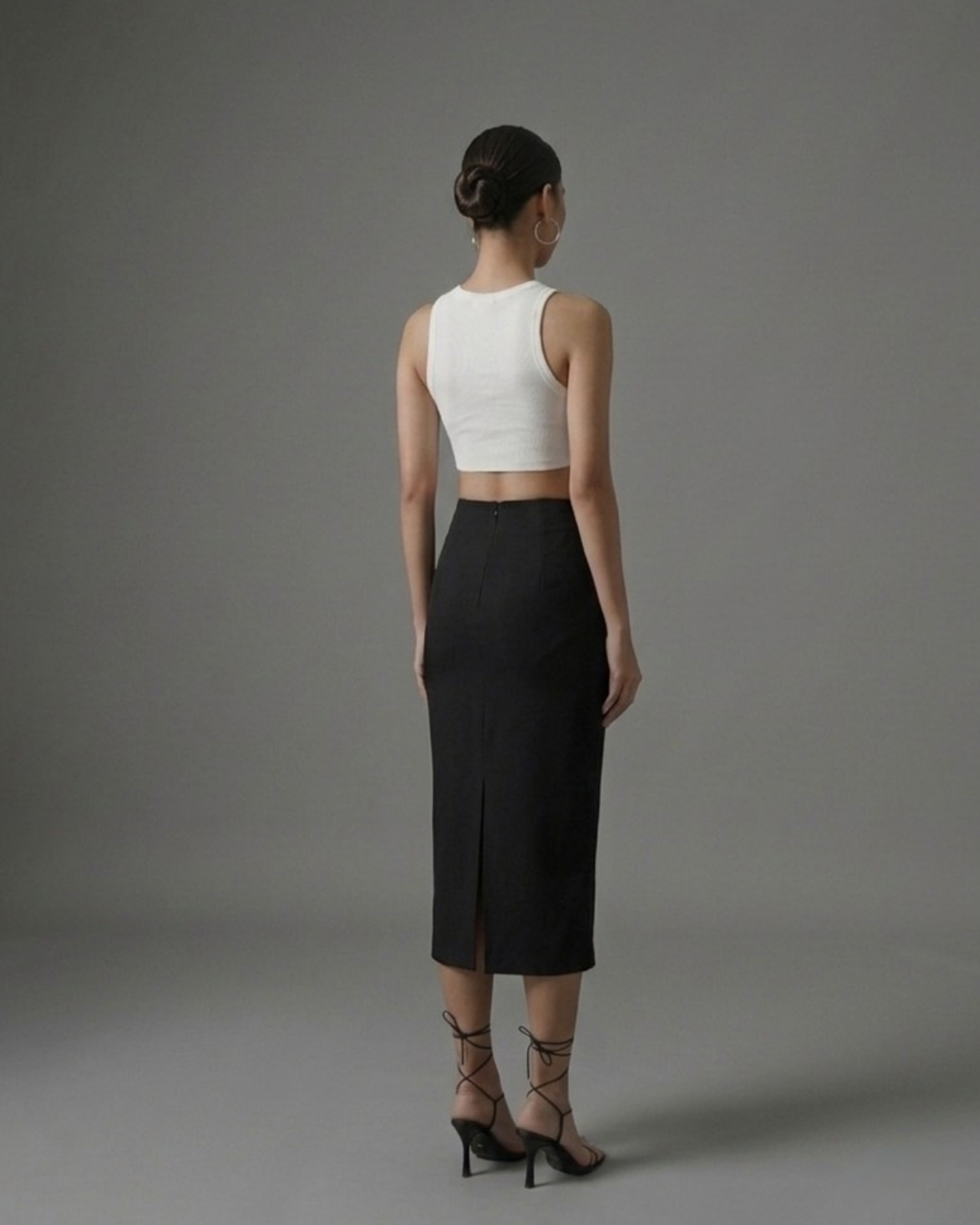 Basic Pencil Skirt Black