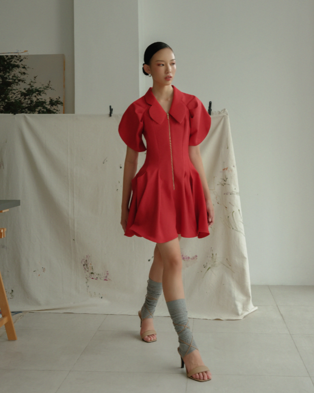 Joelle Dress Red